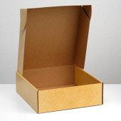 Подарочная коробка "С шариками", крафт, 28,5 х 9,5 х 29,5 см 6383917