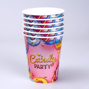 Стакан бумажный Candy party, набор 6 шт, 250 мл 7664971