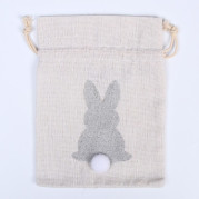 Мешок для подарков &quot;Кролик&quot; 20х15 см, цвет МИКС    7642229