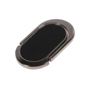 Держатель-подставка с кольцом для телефона LuazON, металлическая основа, чёрный   3916226