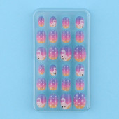 Детские накладные ногти "Миллион лайков", 24 шт   9348434