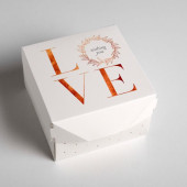 Коробка складная «Любовь», 12 × 8 × 12 см 5376390