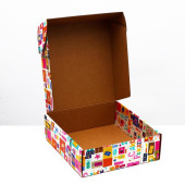 Подарочная коробка "Поздравляю!", 28,5 х 9,5 х 29,5 см 6968626