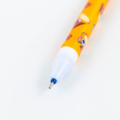 Ручка пластик пиши-стирай с колпачком "Кот", синяя паста, гелевая 0,5 мм   9227087