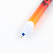 Ручка пластик пиши-стирай с колпачком "Я Огонь", синяя паста, гелевая 0,5 мм   9227088