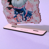 Фигурка аниме "Девушка в цветах", 11,7 х 15 см,  дерево 9509325