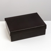Коробка складная «Чёрная», 21 х 15 х 7 см 7303473