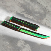 Сувенир деревянный "Нож танто" малахит 9019674