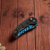 Сувенир деревянный "Ножик автоматический раскладной" голубой, синий 7560864