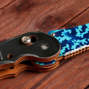 Сувенир деревянный &quot;Ножик автоматический раскладной&quot; голубой, синий 7560864
