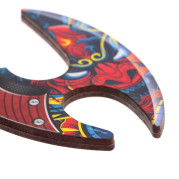 Сувенир деревянный &quot;Ножик Керамбит с защитой пальцев&quot;, японский стиль 9615444