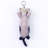 Мягкая игрушка "Кот" на брелоке, 17 см, цвет МИКС   9689597