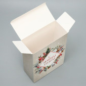 Коробка складная «Новогодняя акварель», 16 × 23 × 7.5 см   9631211