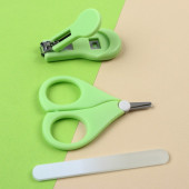 Маникюрный набор детский для самых маленьких «Лисенок» (ножницы+щипчики+пилка) 9309321