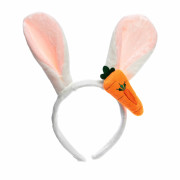 Ободок карнавальный &quot;Зайчик с морковкой&quot;