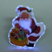 Сувенир с подсветкой "Дед Мороз с подарком" 10*8 см