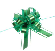 Бант для оформления подарка &quot;Изящный подарок&quot; 5 см, d=15 см, Зеленый