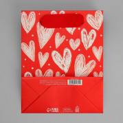 Пакет ламинированный вертикальный «Люблю тебя», S 12 × 15 × 5,5 см        9945324