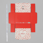 Складная коробка подарочная «With love», 16.5 × 12.5 × 5 см 10104279